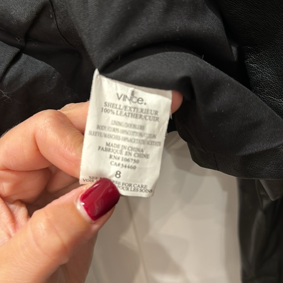 Vince lambskin jacket - Picture 4 of 6